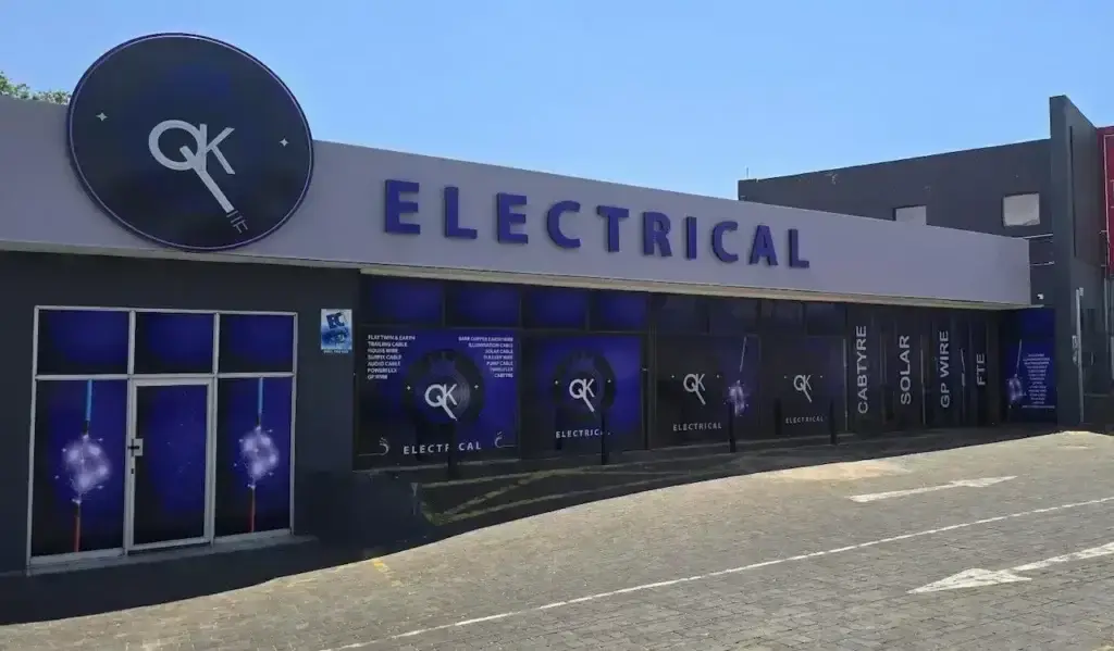 QK Electrical store at Johan van Rooyen Hipermart Centre, Roodepoort
